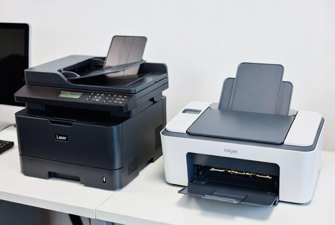 inkjet vs laser printer cost