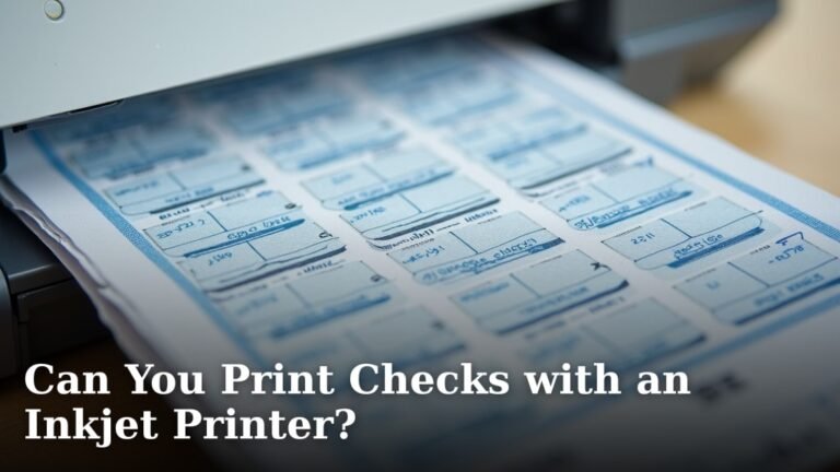 Can You Print Checks with an Inkjet Printer?