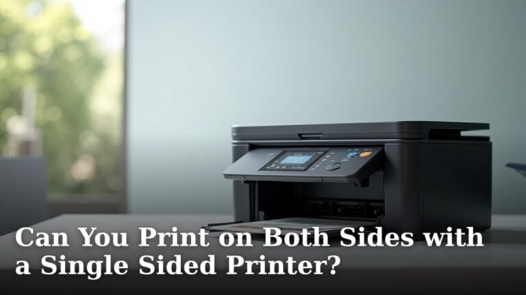 Can You Print on Both Sides with a Single Sided Printer?
