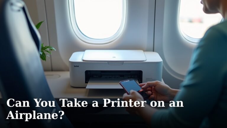 Can You Take a Printer on an Airplane?