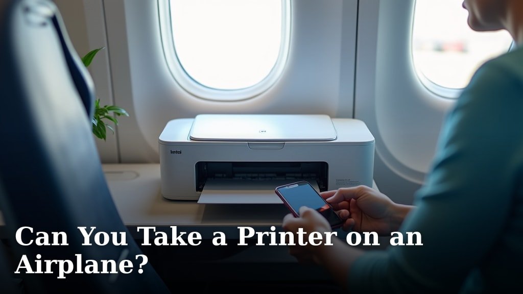 Can You Take a Printer on an Airplane?