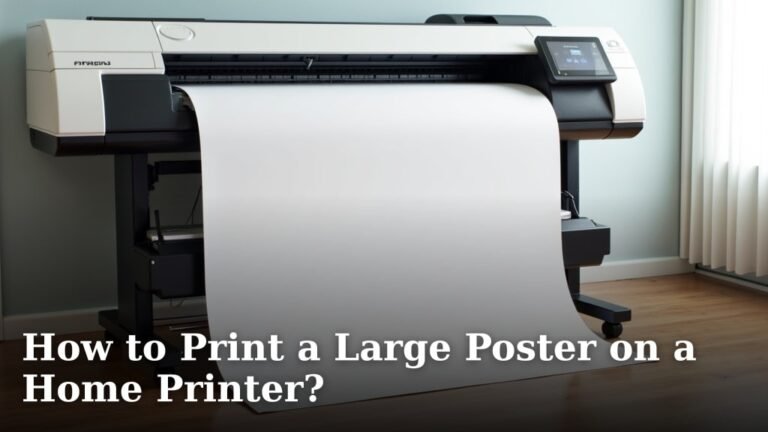 How to Print a Large Poster on a Home Printer?