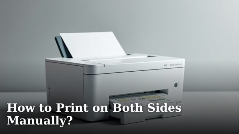 How to Print on Both Sides Manually?