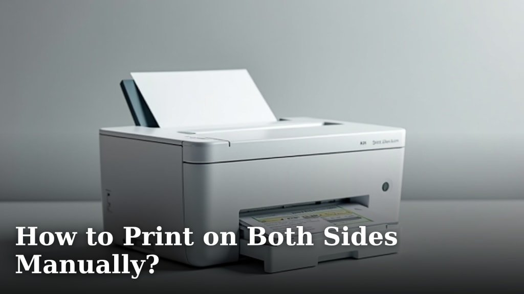 How to Print on Both Sides Manually?