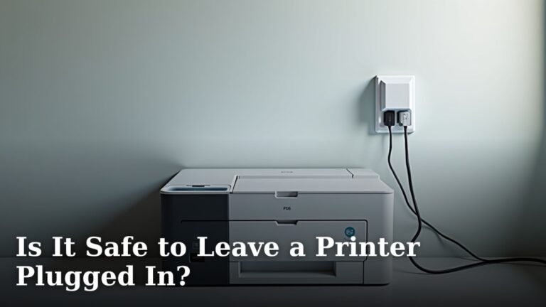 Is It Safe to Leave a Printer Plugged In?