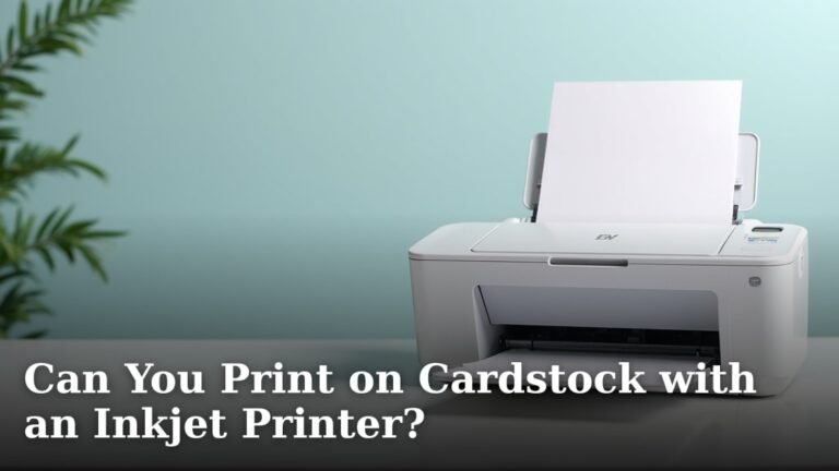 Can You Print on Cardstock with an Inkjet Printer?