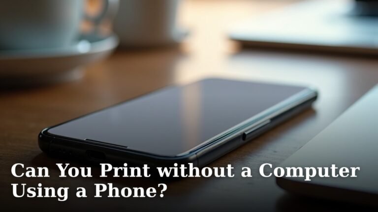 Can You Print without a Computer Using a Phone?
