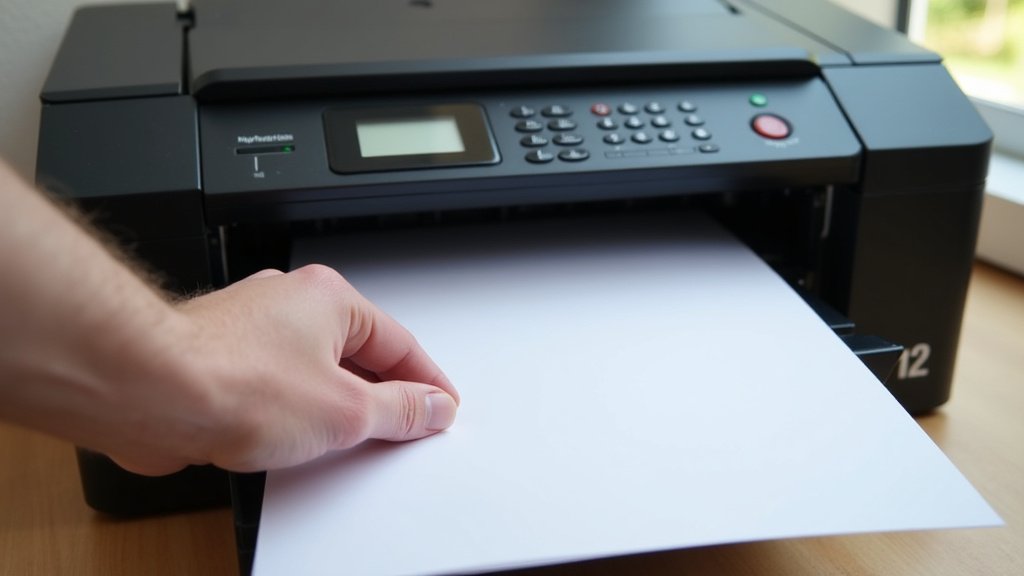 Clearing a Jammed Inkjet Printer