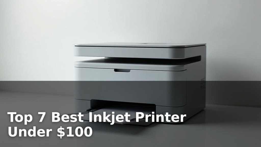 Top 7 Best Inkjet Printer Under $100