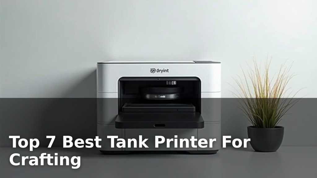 Top 7 Best Tank Printer For Crafting