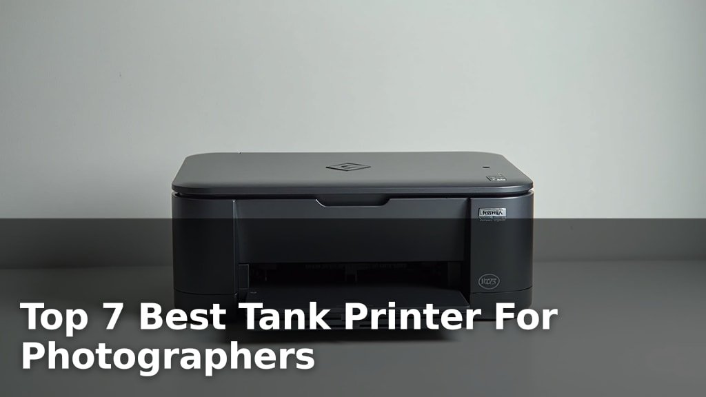 Top 7 Best Tank Printer For Photographers