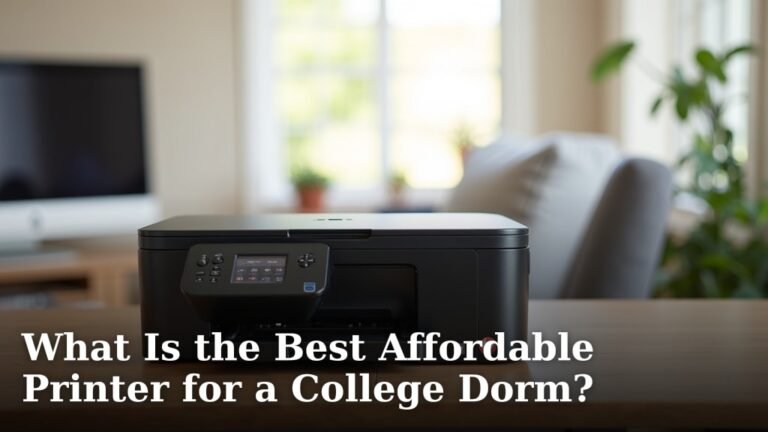 What Is the Best Affordable Printer for a College Dorm?
