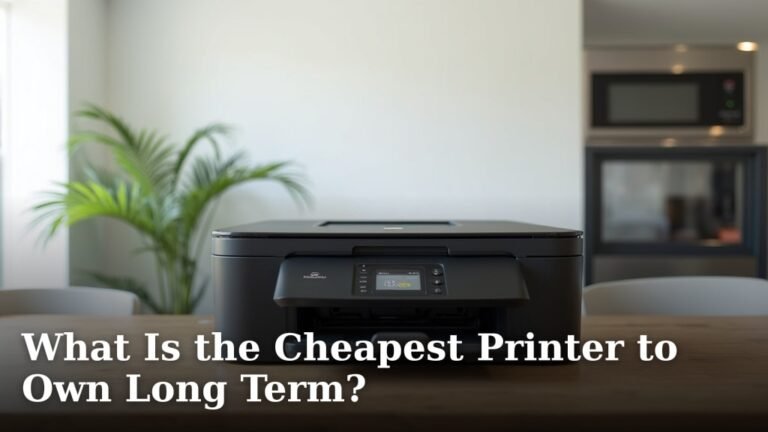 What Is the Cheapest Printer to Own Long Term?