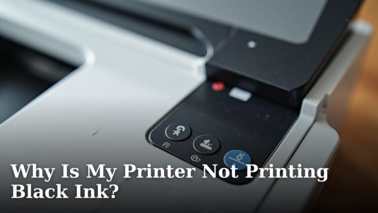 Why Is My Printer Not Printing Black Ink?