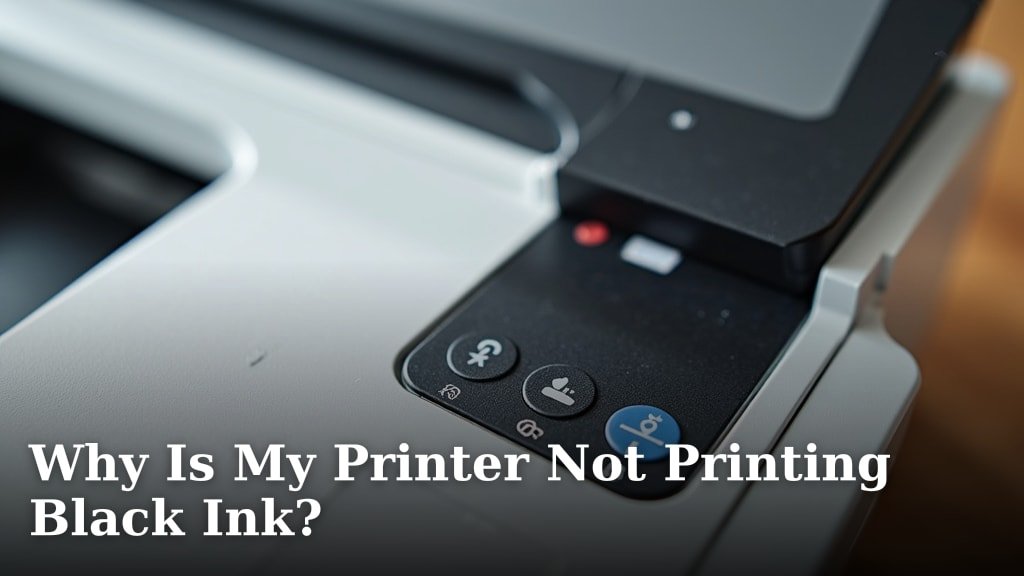 Why Is My Printer Not Printing Black Ink?