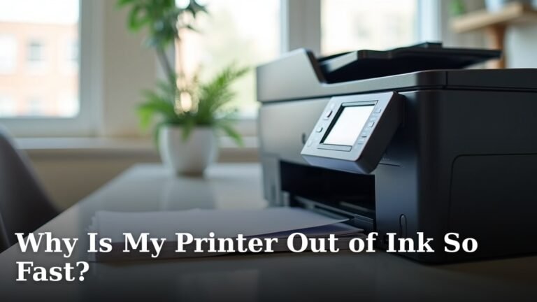 Why Is My Printer Out of Ink So Fast?