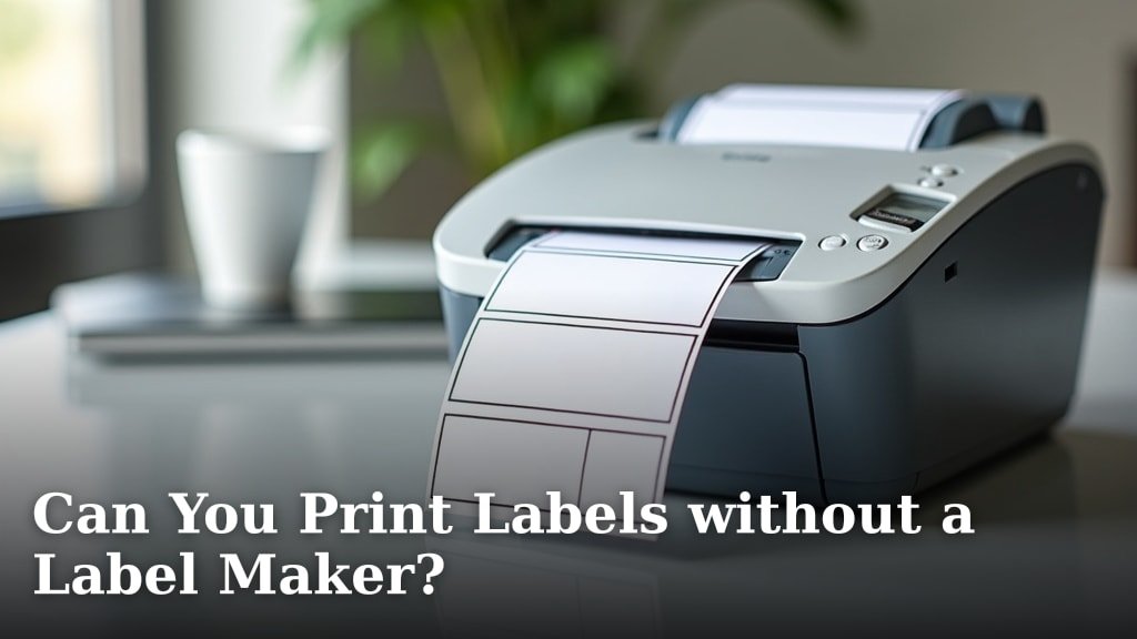 Can You Print Labels without a Label Maker?