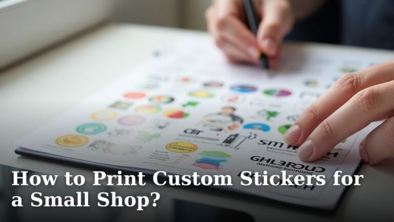 How to Print Custom Stickers for a Small Shop?