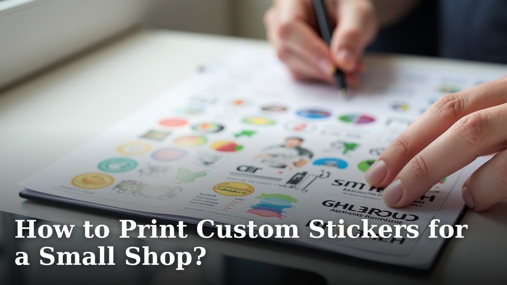 How to Print Custom Stickers for a Small Shop?