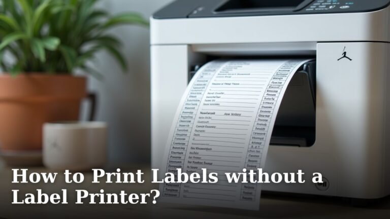 How to Print Labels without a Label Printer?
