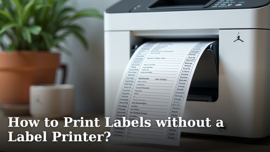 How to Print Labels without a Label Printer?
