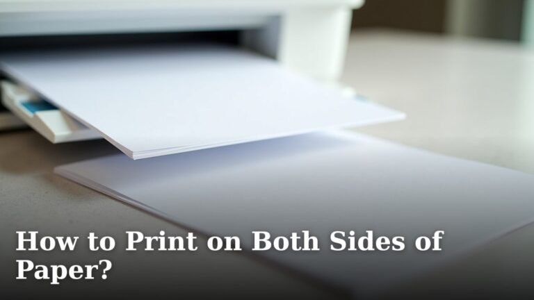 How to Print on Both Sides of Paper?