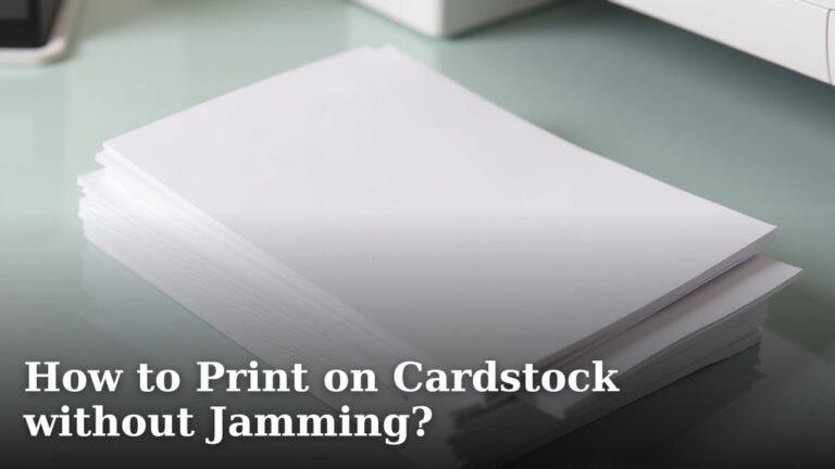 How to Print on Cardstock without Jamming?