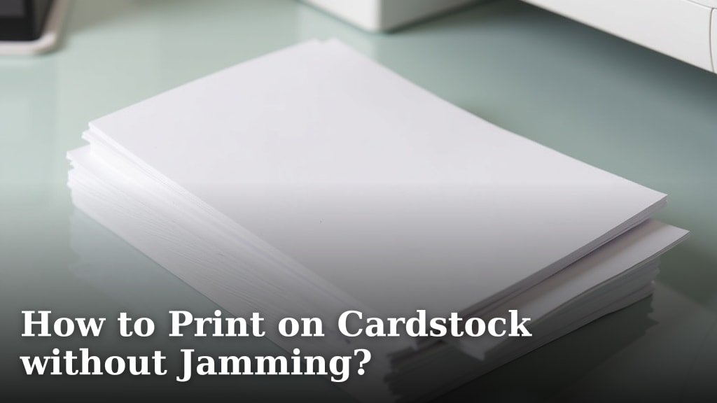 How to Print on Cardstock without Jamming?