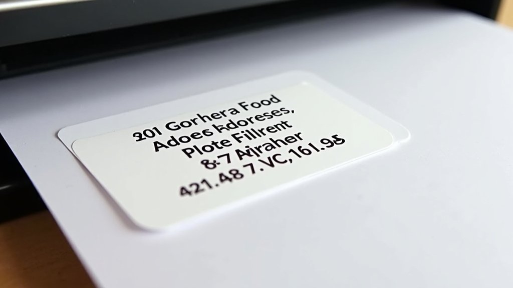 Getting Your Return Address Labels Printed at Home