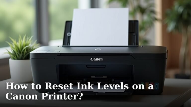 How to Reset Ink Levels on a Canon Printer?