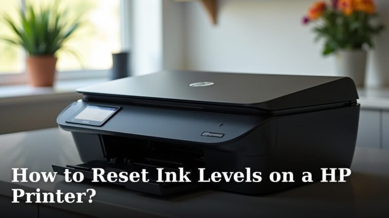 How to Reset Ink Levels on a HP Printer?