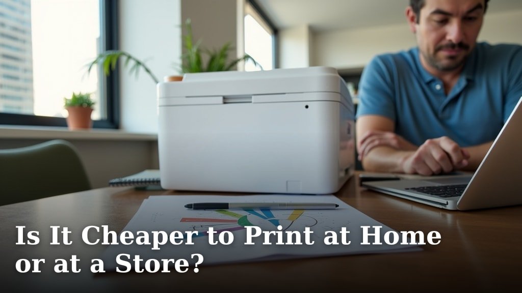 Is It Cheaper to Print at Home or at a Store?