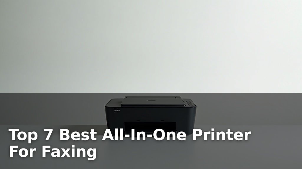 Top 7 Best All-In-One Printer For Faxing