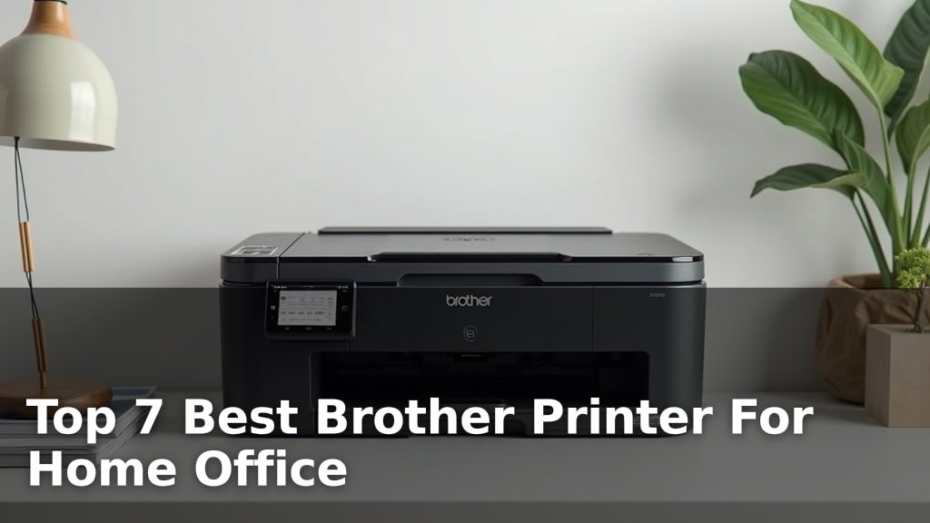 Top 7 Best Brother Printer For Home Office