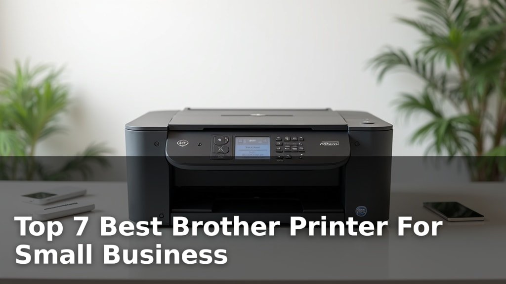 Top 7 Best Brother Printer For Small Business