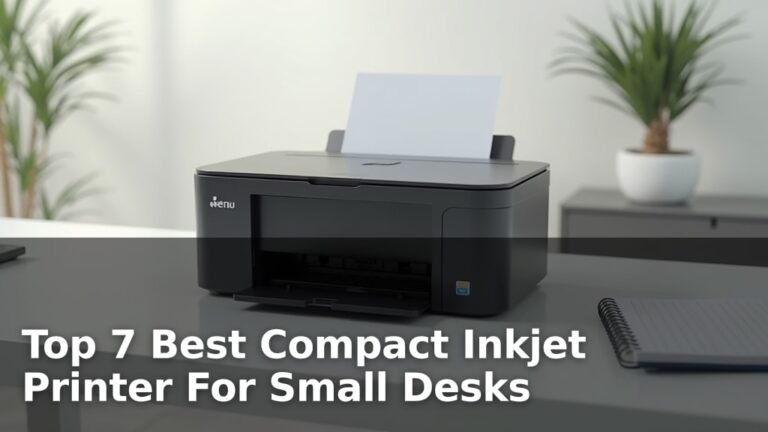 Top 7 Best Compact Inkjet Printer For Small Desks