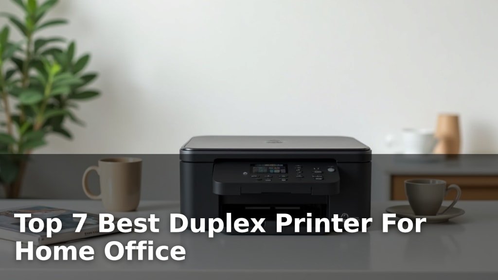 Top 7 Best Duplex Printer For Home Office