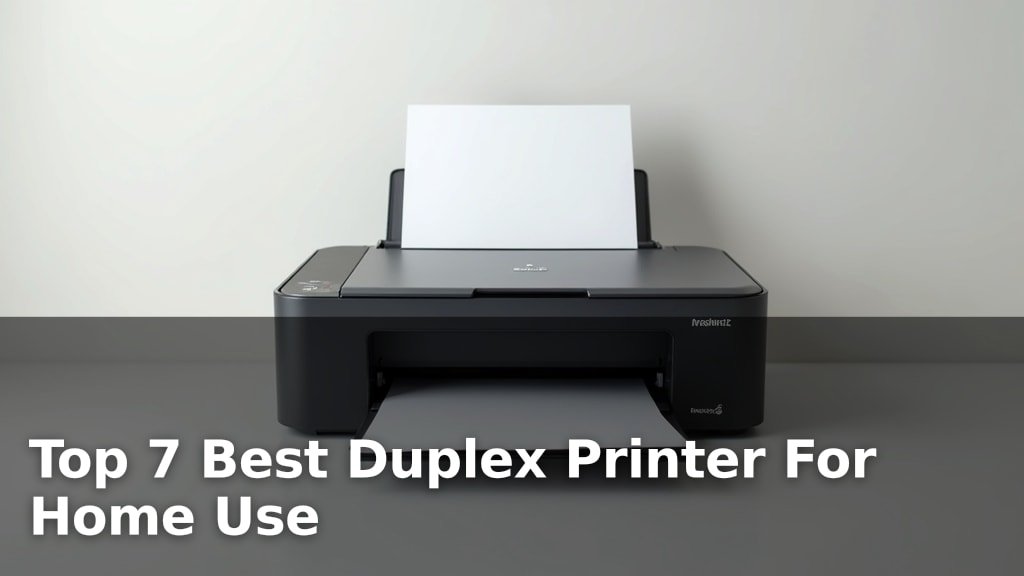 Top 7 Best Duplex Printer For Home Use