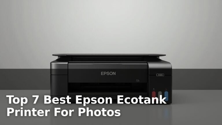 Top 7 Best Epson Ecotank Printer For Photos