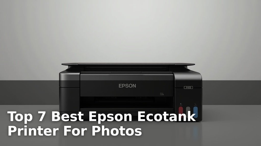 Top 7 Best Epson Ecotank Printer For Photos