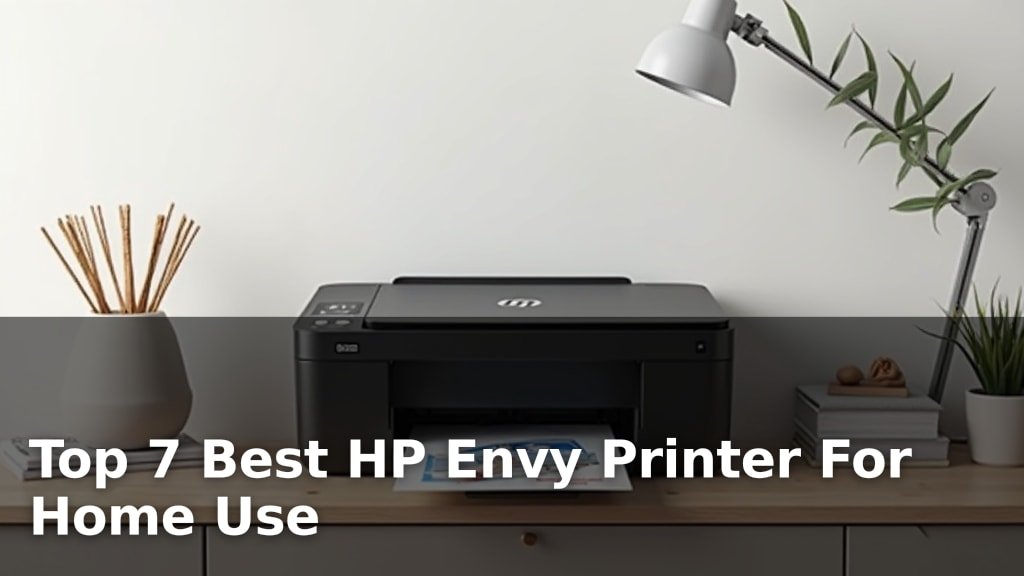 Top 7 Best HP Envy Printer For Home Use