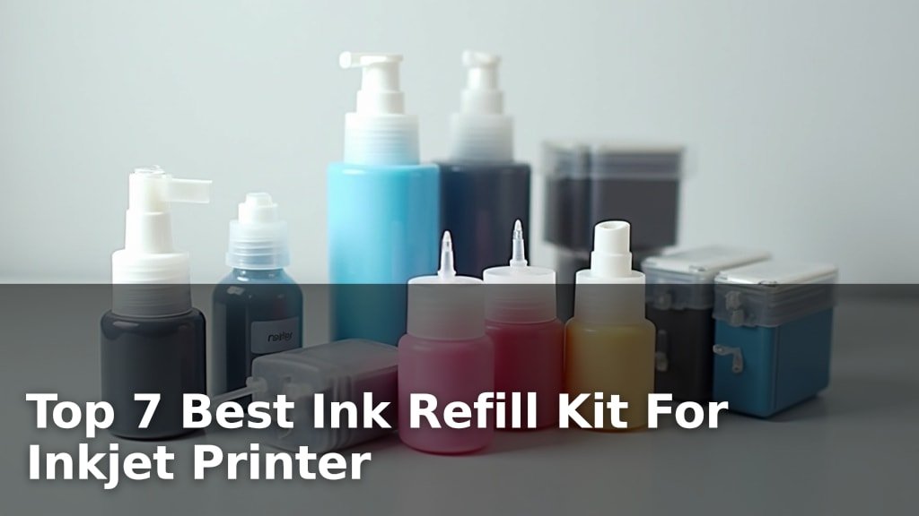 Top 7 Best Ink Refill Kit For Inkjet Printer