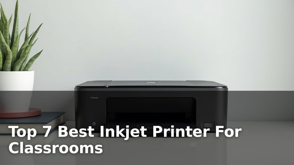 Top 7 Best Inkjet Printer For Classrooms