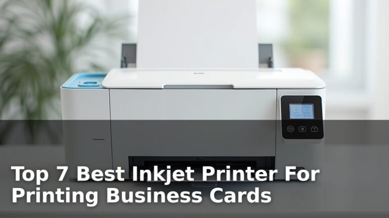 Top 7 Best Inkjet Printer For Printing Business Cards