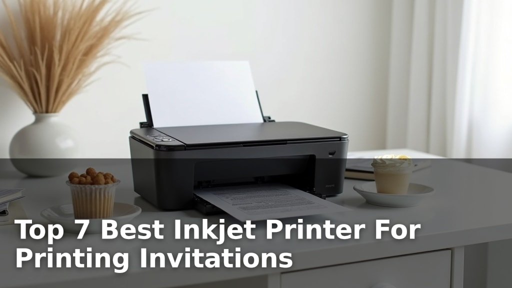 Top 7 Best Inkjet Printer For Printing Invitations
