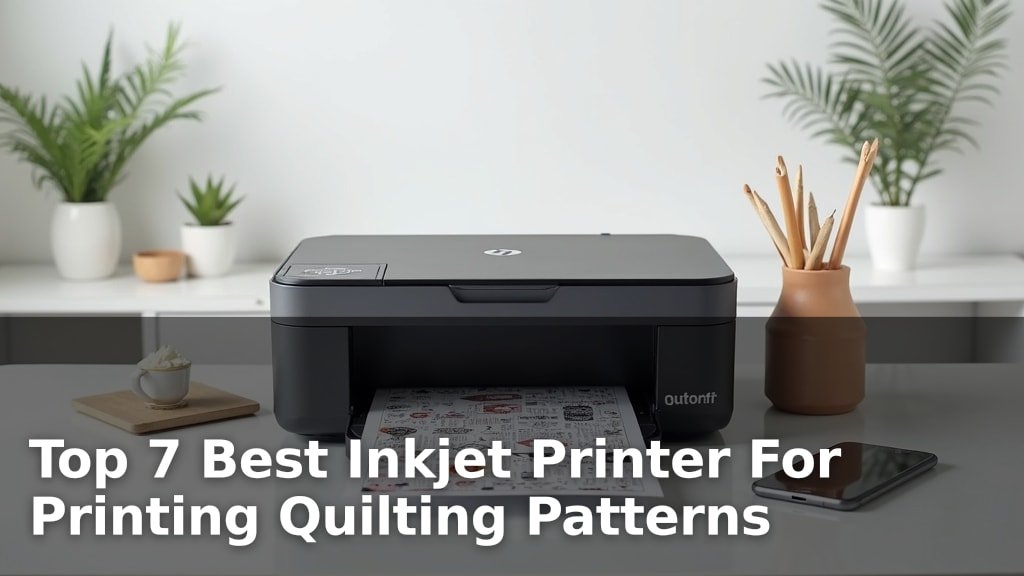Top 7 Best Inkjet Printer For Printing Quilting Patterns