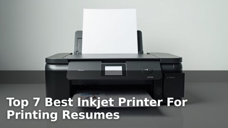 Top 7 Best Inkjet Printer For Printing Resumes