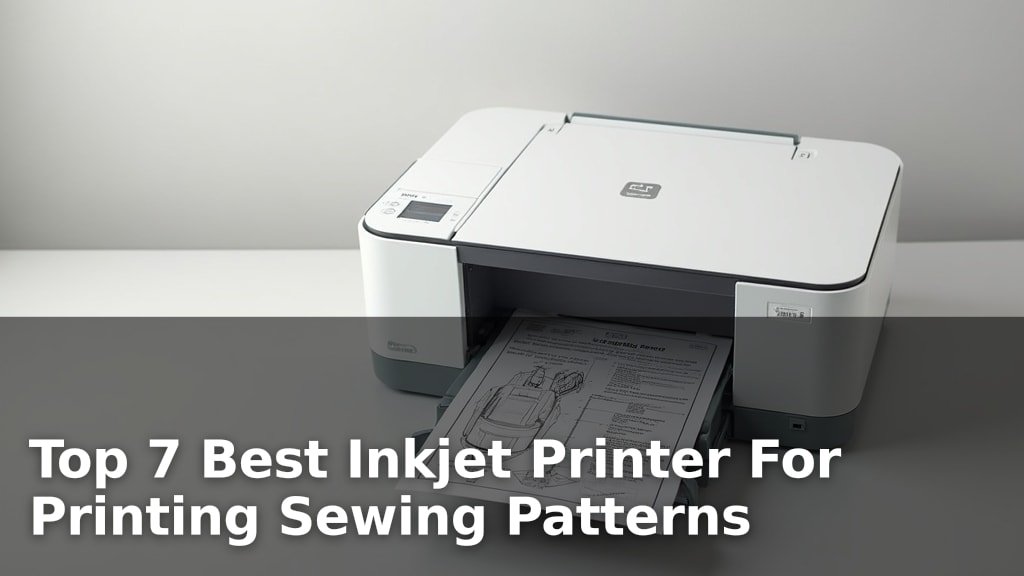 Top 7 Best Inkjet Printer For Printing Sewing Patterns