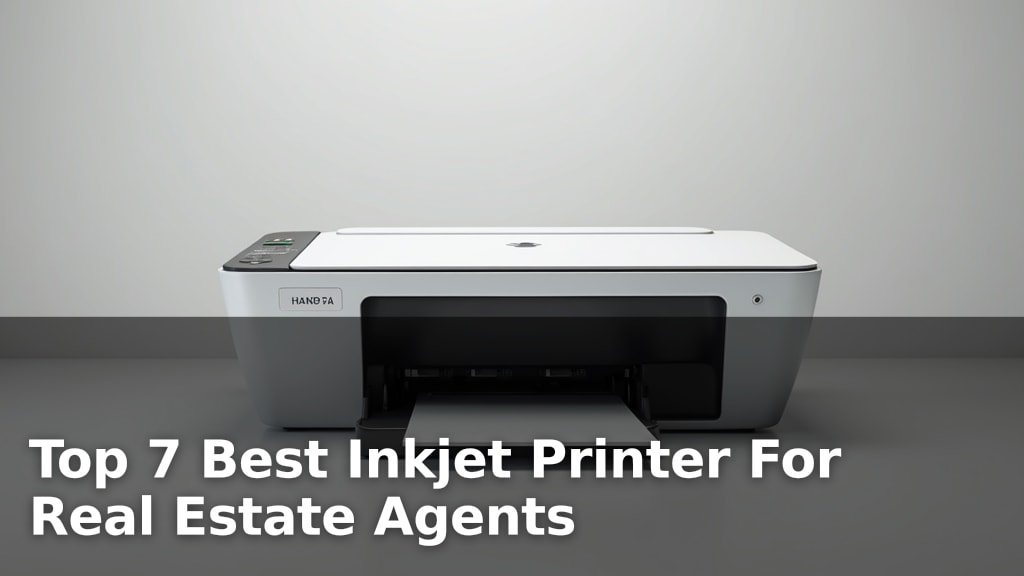 Top 7 Best Inkjet Printer For Real Estate Agents
