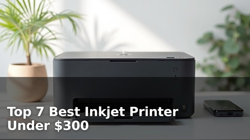 Top 7 Best Inkjet Printer Under $300